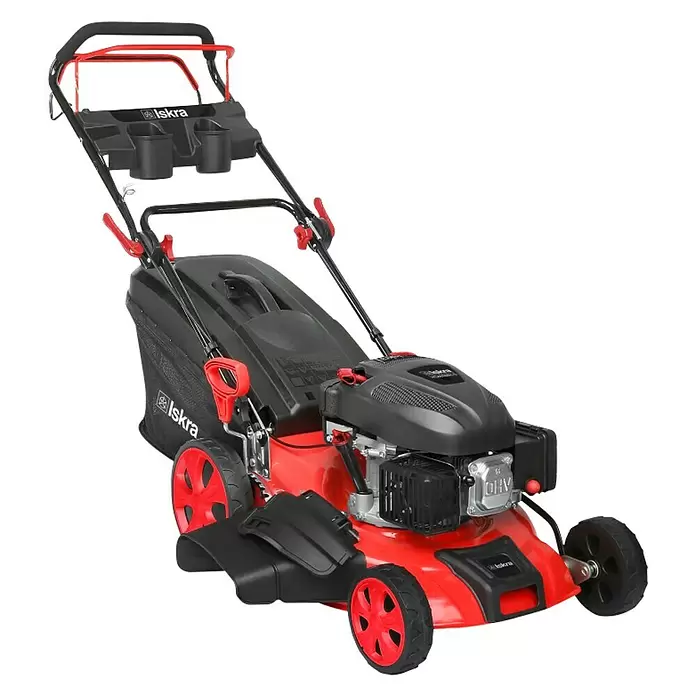 Iskra Benzinska kosilica HG46SMH-S - Širina reza: 46 cm - Dijagonalni pogled
