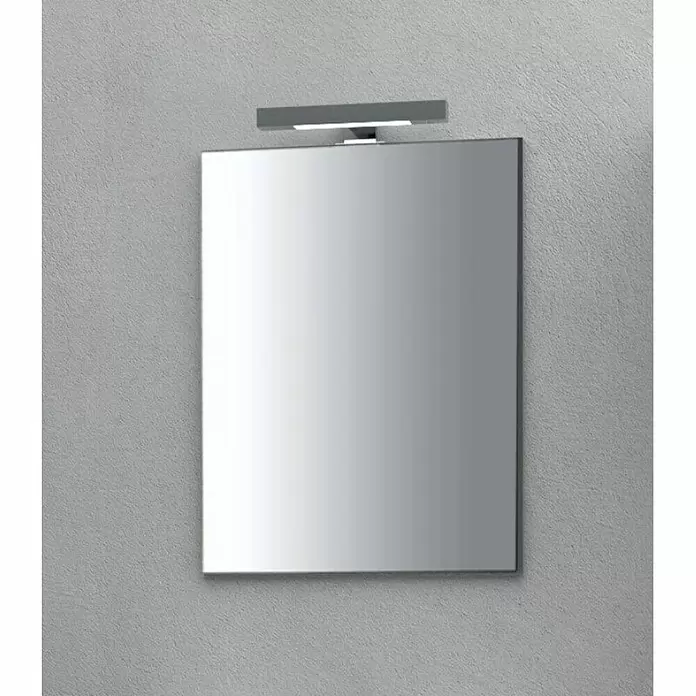 Ogledalo s LED rasvjetom - 52 x 68 cm - Živopisni prikaz