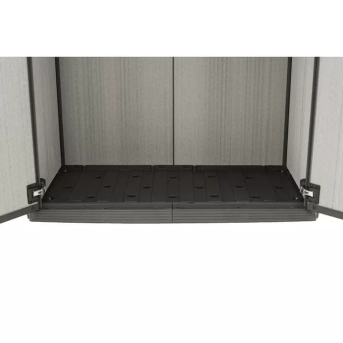 Keter Armario para jardín Patio Store - Plástico, Gris - Primer plano