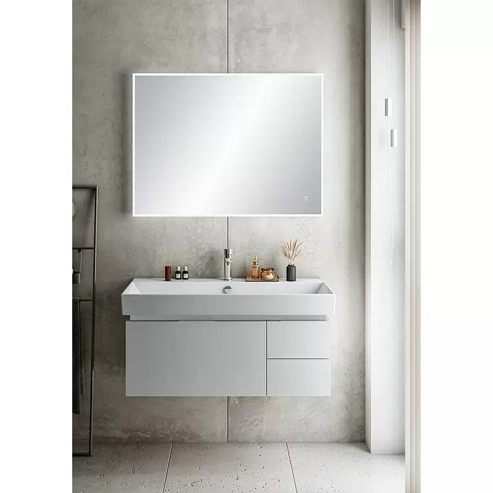 Riva LED-Lichtspiegel Draw/Tape - 100 x 75 cm, Sensorschalter - Stimmungsaufnahme