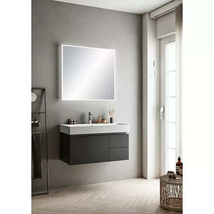 Riva Tape LED-Lichtspiegel - 80 x 75 cm, Sensorschalter - Stimmungsaufnahme