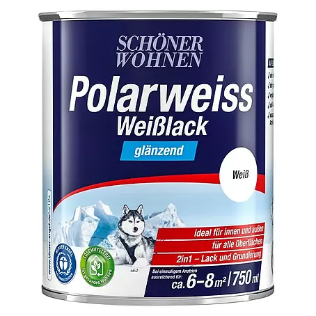 SCHÖNER WOHNEN-Farbe  Weißlack Polarweiß