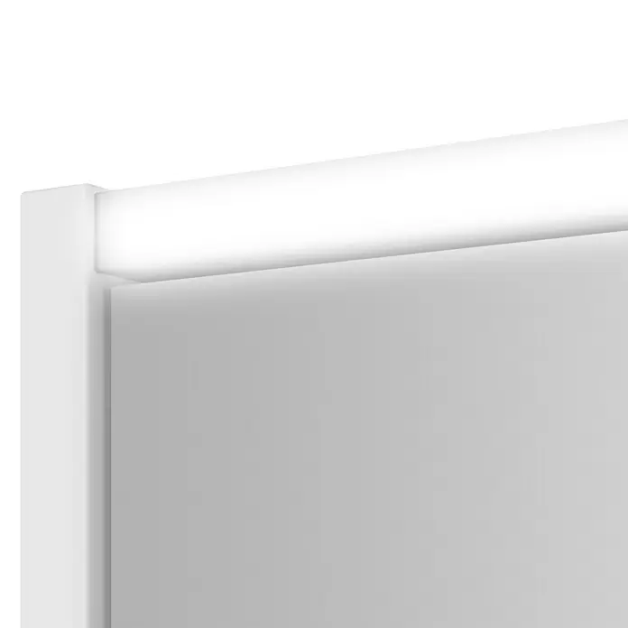 Jokey LED-Spiegelschrank Batu - B x H: 80 x 70,8 cm, Mit Beleuchtung, MDF, Weiß - Detailaufnahme