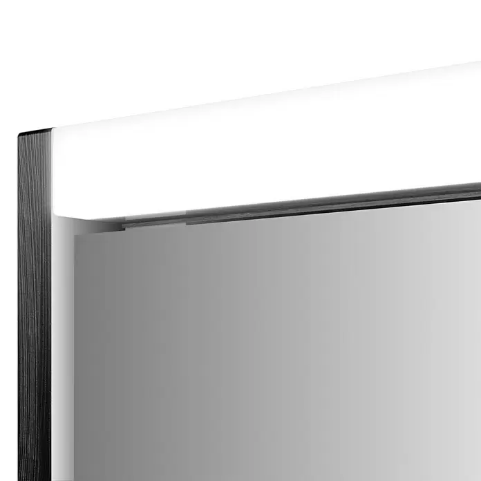 Sieper LED-Spiegelschrank KHX 100 - B x H: 100 x 74 cm, Mit Beleuchtung, MDF, Weiß - Detailaufnahme