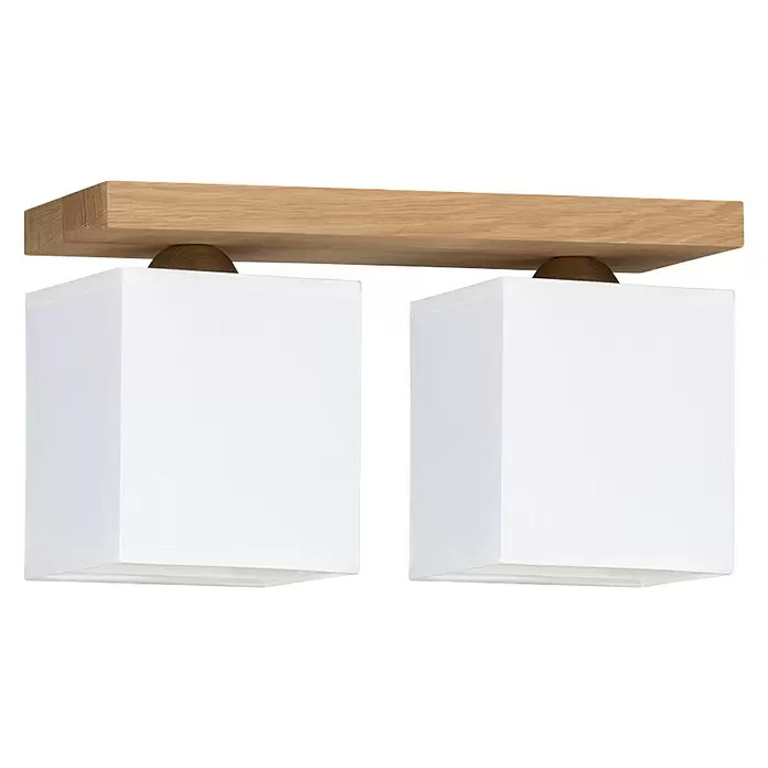 Spotlight Deckenleuchte Inger - 60 W, L x B x H: 35 x 13,5 x 23,5 cm, E27, 2 Stk. - Diagonale Ansicht