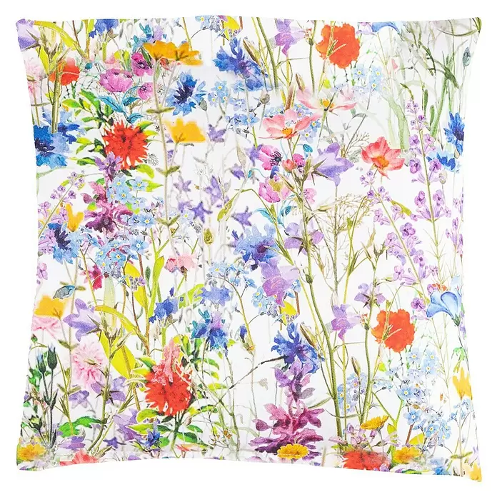 Kissen Field of Flowers - Bunt, 45 x 45 cm, 100 % Baumwolle - Vorderansicht