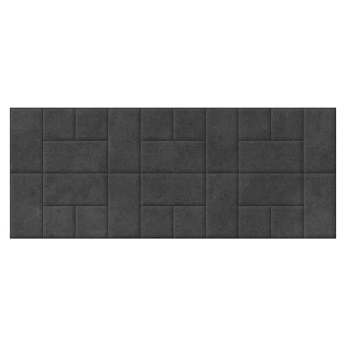 Fllow Deko-Wandpolster Set Preston A2 - 270 x 150 cm, Schiefer - Draufsicht