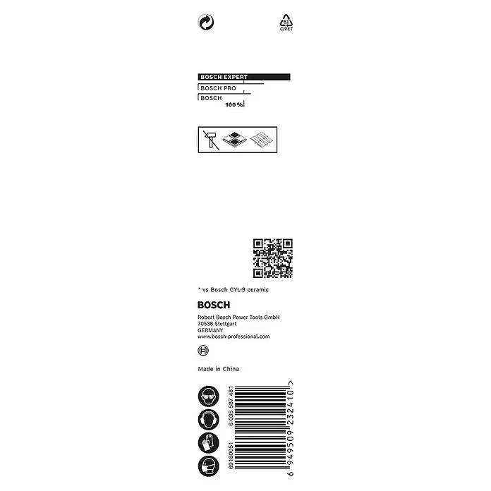 Bosch Professional Expert Fliesenbohrer HEX-9 HardCeramic - Durchmesser: 5 mm, 1 Stk.