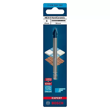 Bosch Professional Expert Taladro de baldosas HEX-9 HardCeramic