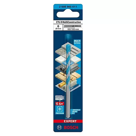 Bosch Professional Expert Broca multiuso CYL-9 MultiConstruction