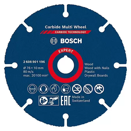 Bosch Professional Expert Disco de corte de carburo Carbide Multi Wheel