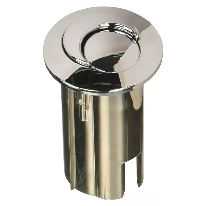 Roca Pulsador doble largo D2D - Altura: 68 mm, Cromo - Vista angular