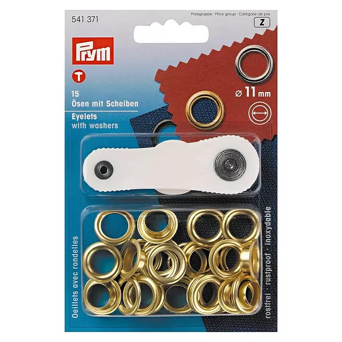 Seilflechter Ojales - Diámetro: 11 mm, 15 ud. - Vista frontal