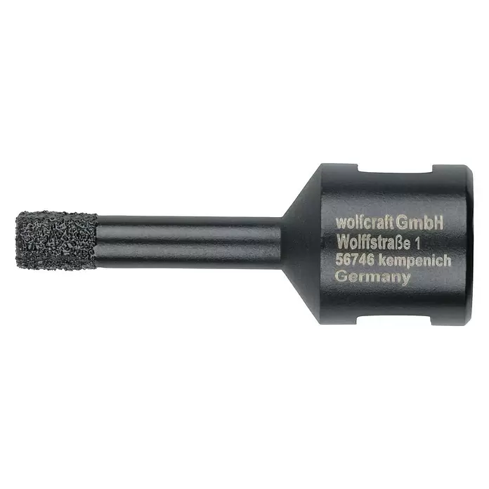 Wolfcraft Diamant-Lochsäge für Winkelschleifer - 8 mm, Schnitttiefe: 35 mm - Vorderansicht