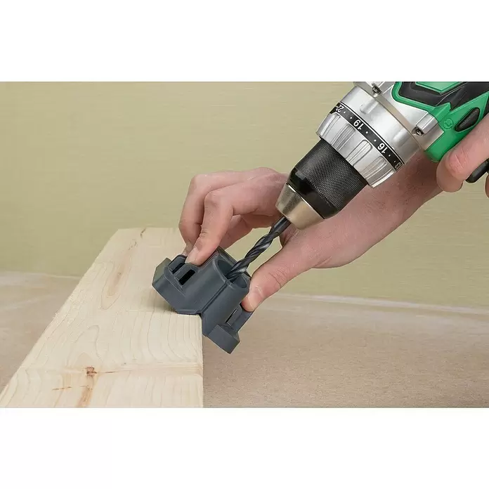 Wolfcraft Bohrhilfe - Lochdurchmesser: 35 mm - 12 mm - Anwendungsbeispiel