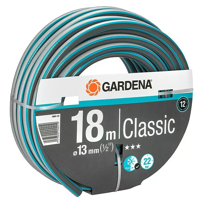 Gardena Classic Crijevo - Duljina: 18 m, Promjer crijeva: 13 mm (½″) - Dijagonalni pogled