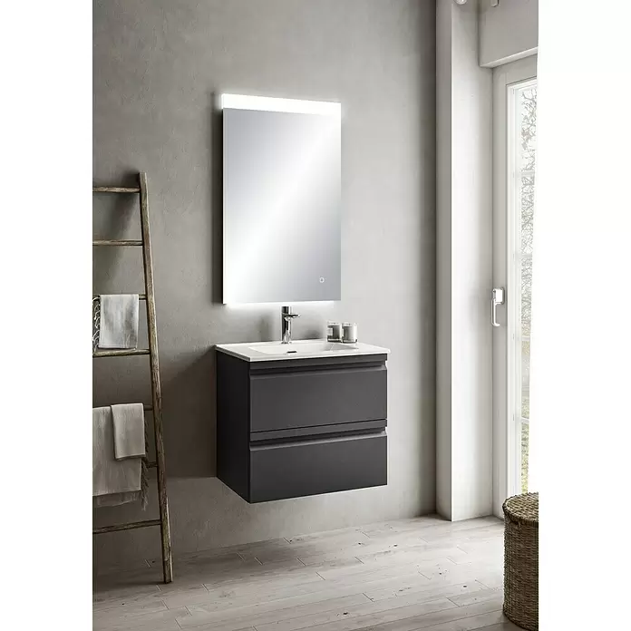 Riva Pull Aufsatzwaschbecken - 61 x 46 cm, Keramik, Weiß - Stimmungsaufnahme