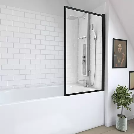 Mampara para bañera Black Edge