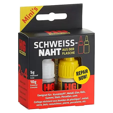 HG  Kleber-Set Schweissnaht aus der Flasche Repair Now!