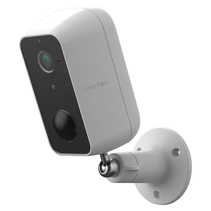 Beafon Smart-IP-Außenkamera Safer 1S - Schwarz, Weiß, Akkubetrieben, 1.920 x 1.080 Pixel (Full HD) - Diagonale Ansicht