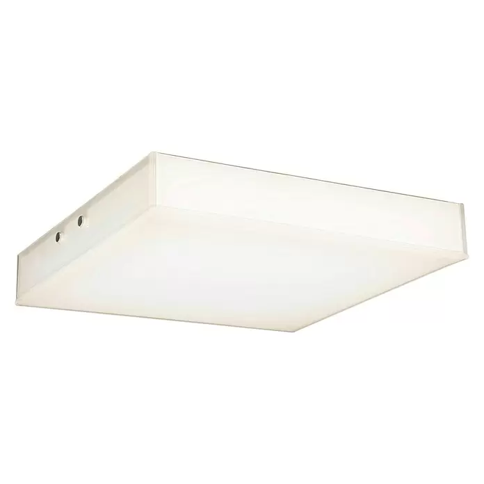 Ledvance LED-Deckenleuchte Quadro - 24 W, L x B x H: 30 x 30 x 5,1 cm, Weiß, Kaltweiß - Diagonale Ansicht