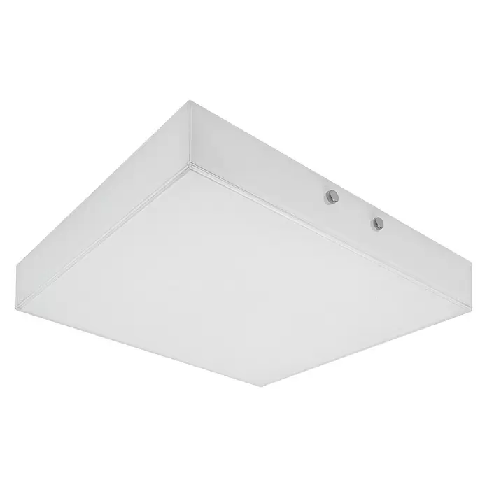 Ledvance LED-Deckenleuchte Quadro - 24 W, L x B x H: 30 x 30 x 5,1 cm, Weiß, Kaltweiß - Diagonale Ansicht