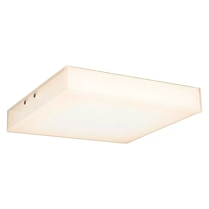 Ledvance LED-Deckenleuchte Quadro - 24 W, L x B x H: 30 x 30 x 5,1 cm, Weiß, Warmweiß - Diagonale Ansicht