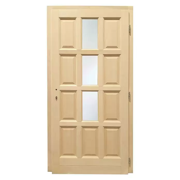 Eurolam Ulazna vrata - 1.050 x 2.070 mm, DIN graničnik: Desno - Pogled sprijeda