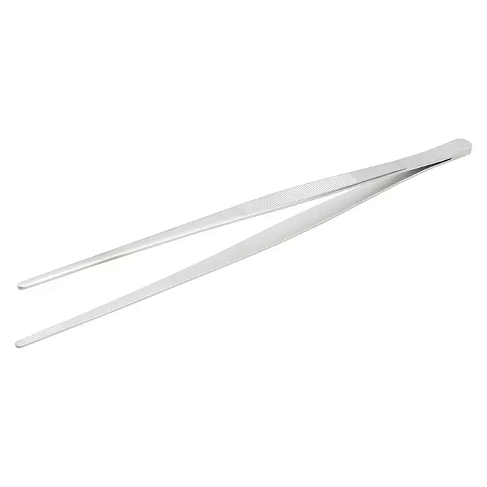 Kingstone Grillpinzette - Länge: 30,3 cm, Edelstahl - Diagonale Ansicht