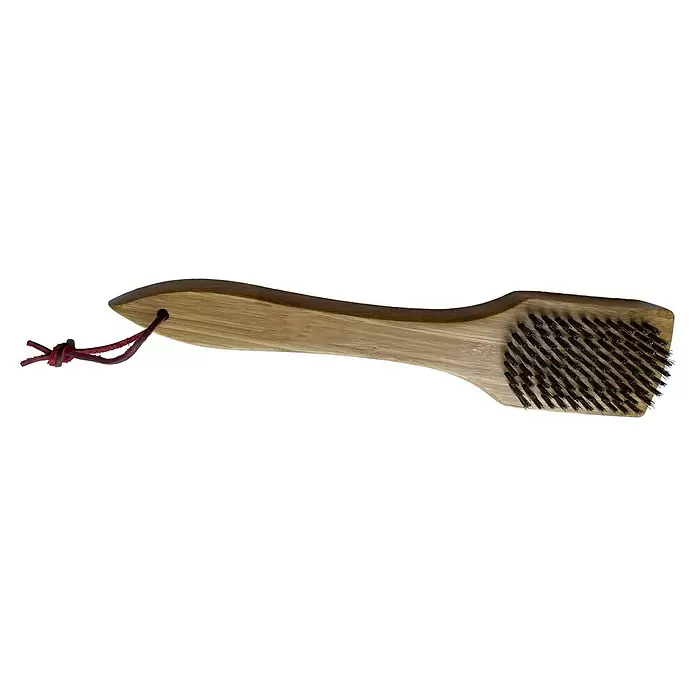 Kingstone Grillbürste - Länge: 30,5 cm, Material Borsten: Edelstahl - Diagonale Ansicht