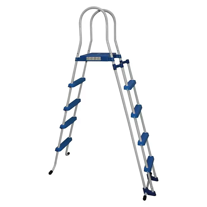 Poolleiter - Passend für: Poolhöhe 130 cm - Diagonale Ansicht