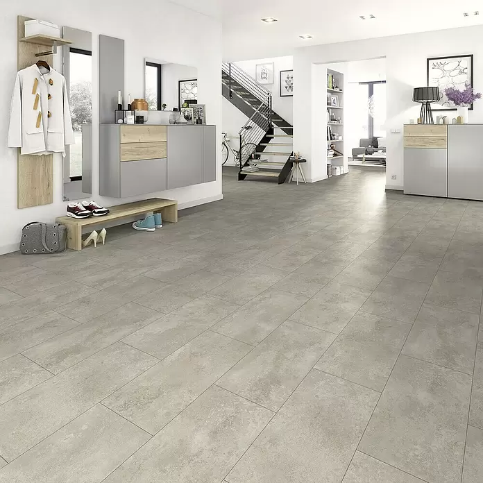 Egger Home Handmuster Ceramic Kreide - 350 x 230 x 8 mm, Steinoptik - Stimmungsaufnahme