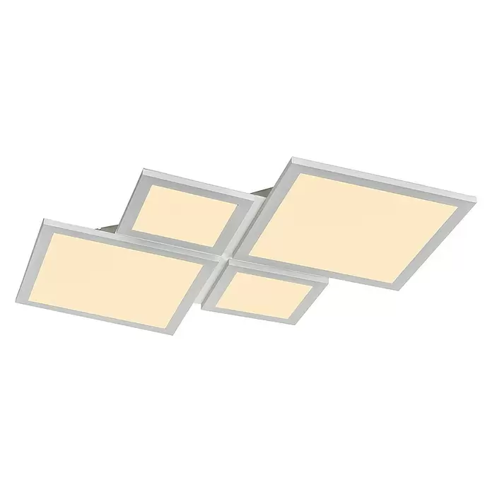 Lavida LED-Deckenleuchte Magari - 50 W, L x B x H: 88 x 54 x 5 cm, Warmweiß - Ansicht von unten