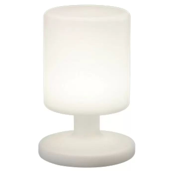 Trio Lighting Lámpara solar LED decorativa Barbados - Blanco, L x An x Al: 17 x 17 x 25,5 cm - Vista frontal