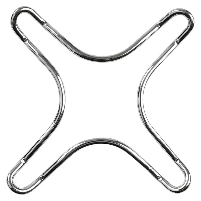 Soporte reductor para cocina de gas - Acero, Acero inoxidable, 2 uds. - Vista frontal