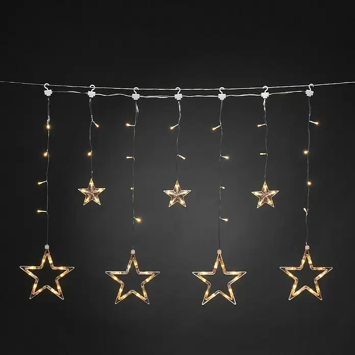 Konstsmide Kerstverlichting - l x b x h: 590 x 90 x 39 cm, Helder, 90 cm, 1,8 W - Sfeeropname