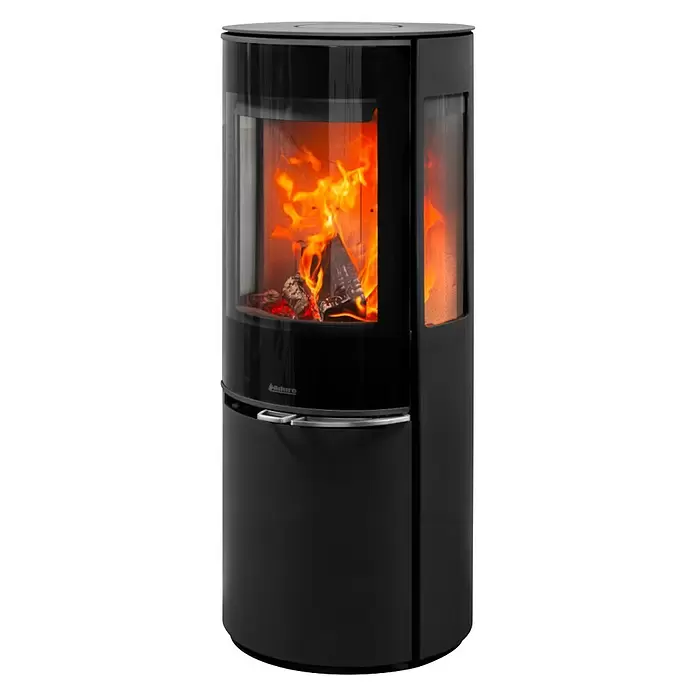 Aduro Kaminofen 22.5 Lux - 5,5 kW, Raumheizvermögen: 30 - 140 m², Schwarz - Vorderansicht