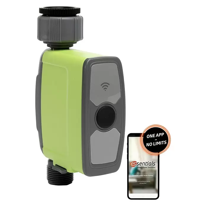 Essentials Bewässerungssteuerung Smart Garden - Batteriebetrieben - Diagonale Ansicht