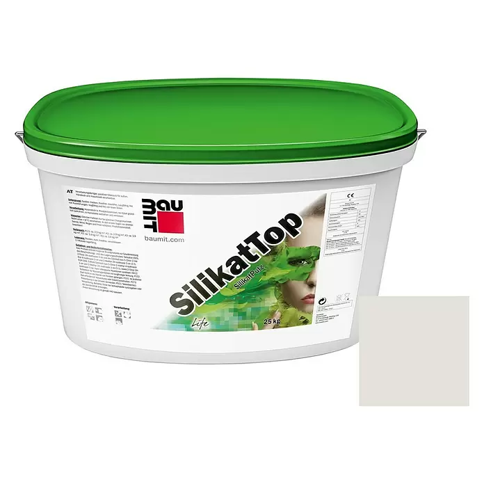 Baumit Reibputz SilikatTop - 25 kg, Körnung: 1,5 mm, Farbe: 0017 - Vorderansicht