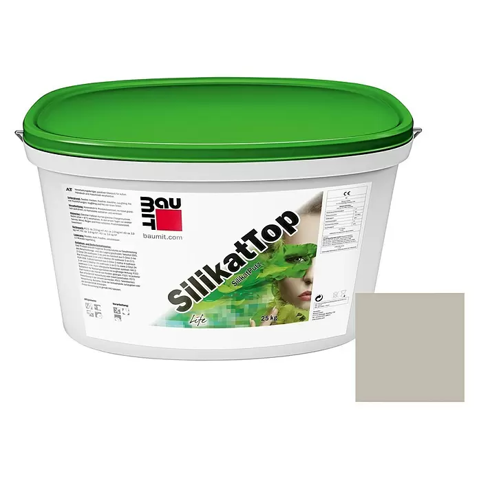Baumit Reibputz SilikatTop - 25 kg, Körnung: 1,5 mm, Farbe: 0936 - Vorderansicht