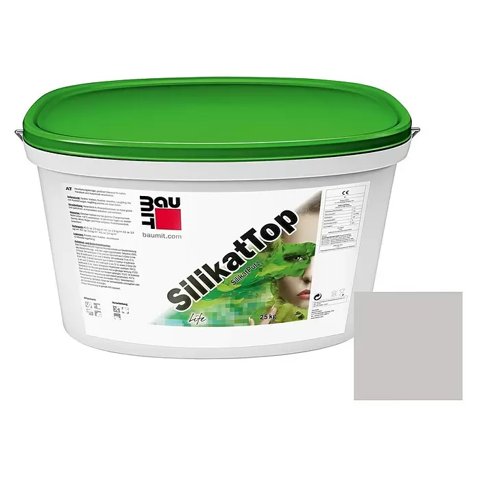 Baumit Reibputz SilikatTop - 25 kg, Körnung: 2 mm, Farbe: 0887 - Vorderansicht