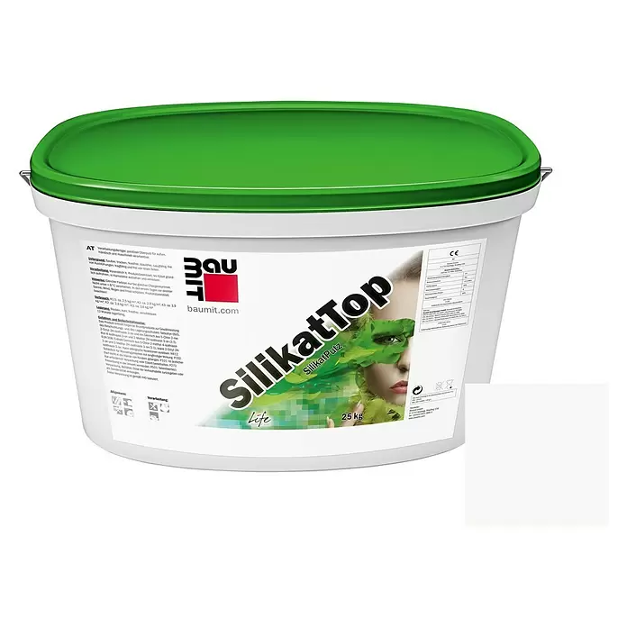Baumit Reibputz SilikatTop - 25 kg, Körnung: 2 mm, Farbe: 0019 - Vorderansicht