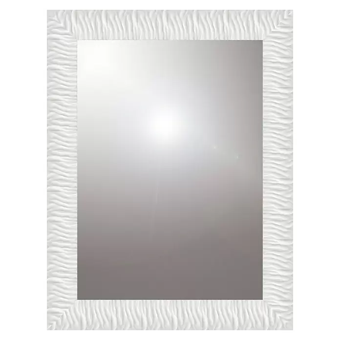 Espejo Marco - Blanco, 67,4 x 77,4 cm - Vista frontal