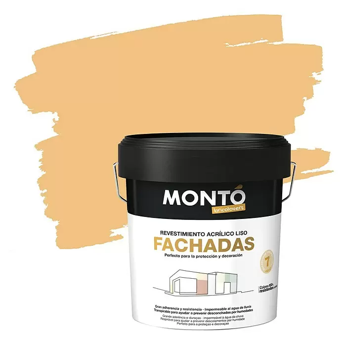 Montó Bricolovers Pintura para fachadas - Naranja dulce, 12 l, Mate - Vista frontal