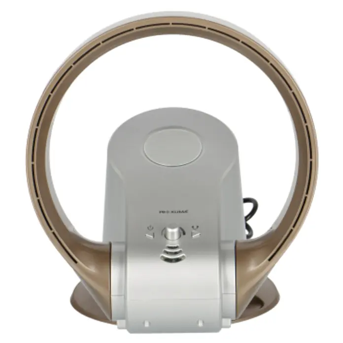 Proklima Stolni ventilator Bladeless - 26 W / 1100 W, Srebrne boje, 30,5 x 34,2 x 21 cm