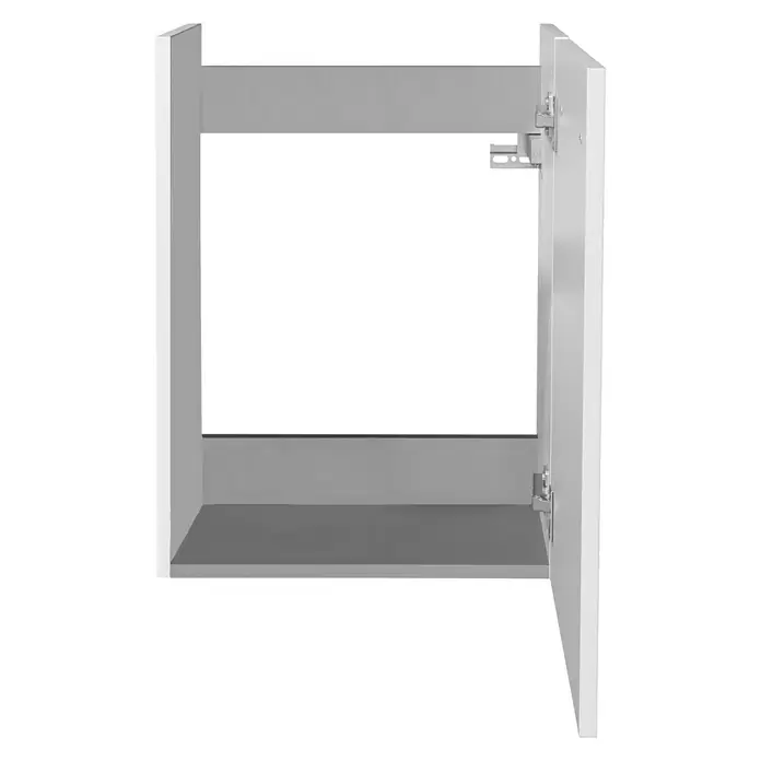 Camargue Stella K welcome Wastafelonderkast - 44 x 24,3 x 60 cm, Wit, Hoogglans - Vooraanzicht
