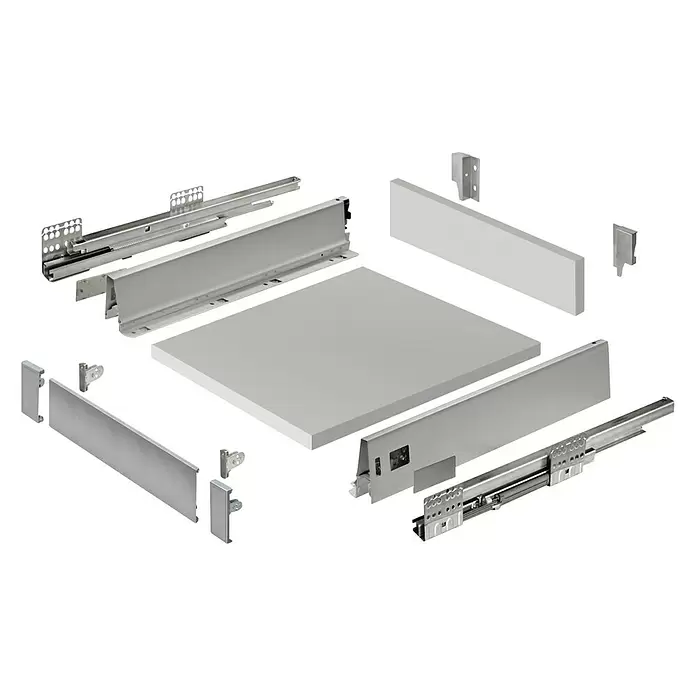 Cajón Modul Box Plus - L x An x Al: 56,8 x 51,4 x 7 cm - Vista angular