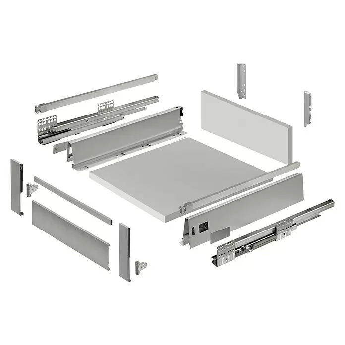 Cajón Modul Box Plus - L x An x Al: 56,8 x 51,4 x 18,4 cm - Vista angular