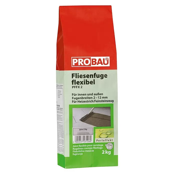Probau Fliesenfuge flexibel - Caramel, 2 kg - Diagonale Ansicht