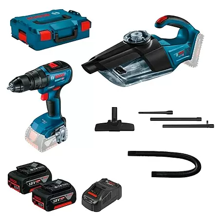 Bosch Professional  Set strojeva GSB 18V-50 + GAS 18V-1